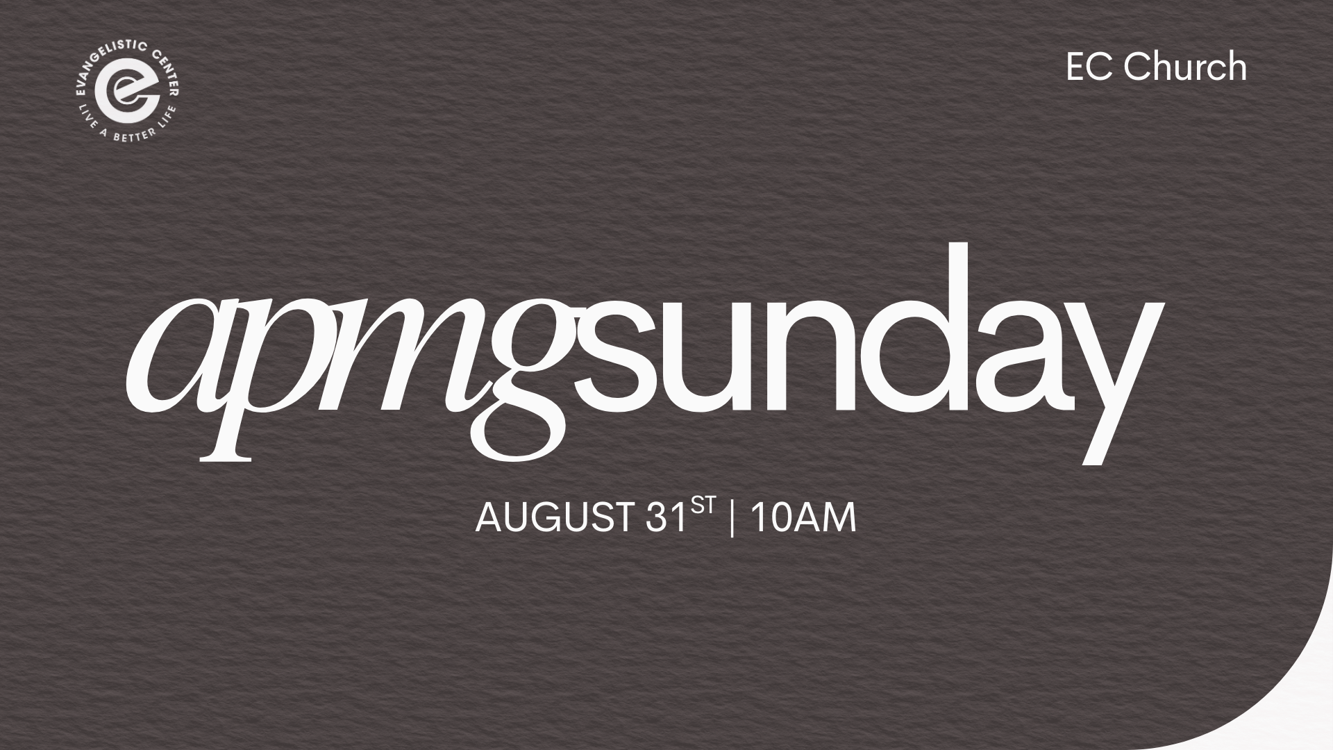 EC Church apmgsunday